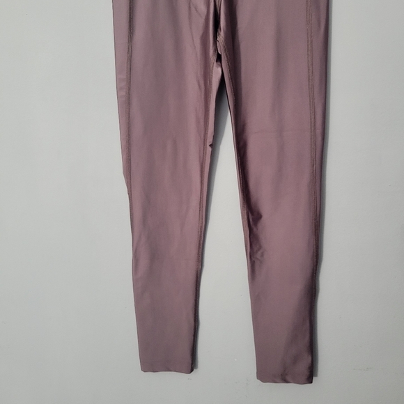 Filippa K Mauve Cropped Gloss Leggings - Picture 5 of 11